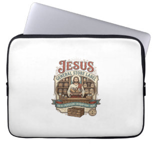Jesus General Store Etikett Jesus General Store Ch Laptop Fodral