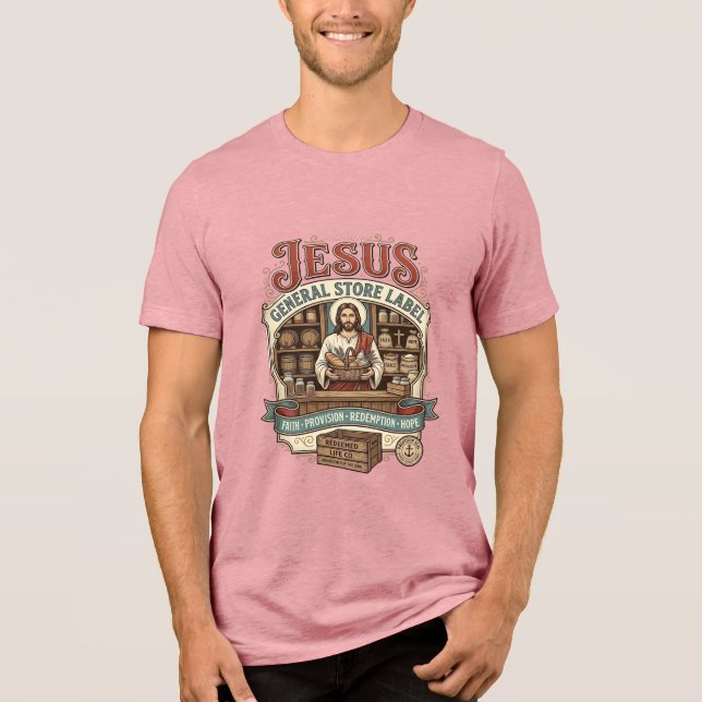 Jesus General Store Etikett Jesus General Store Ch T Shirt (Framsida)