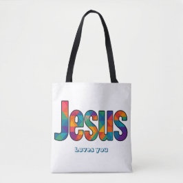 Jesus geometric pattern  tygkasse