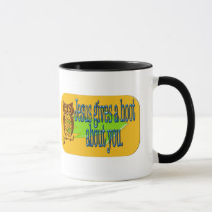 Jesus ger en dyft om dig kaffemuggen mugg