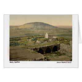 Jesus gick hit: Nain, Galilee Hälsningskort