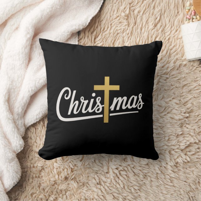 Jesus Gift Idea, Julfamiljen Kor, matchande Kudde (Filt)