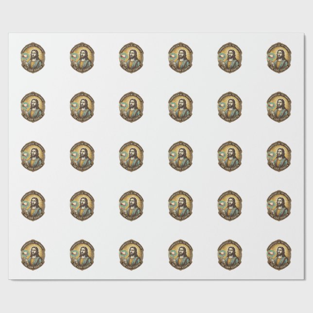 Jesus Gilla Inte Knapp Sociala Medier Hatare Troll Presentpapper (Platt)