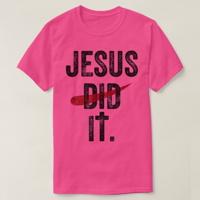 Jesus gjorde den klassiska skjortan t shirt (Design framsida)