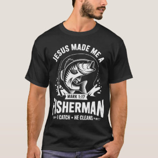 Jesus Gjorde Mig Till En Fiskare Av Män T Shirt