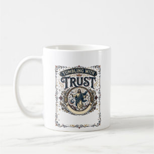 Jesus Glädje Gymnastik Grafisk T-shirt Kristet Kon Kaffemugg