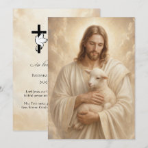 Jesus Goda Herde Begravningskort 5x7 tum