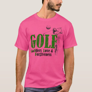 Jesus Golf Sport Gud Erbjuder Kärlek Och Förlåtels T Shirt