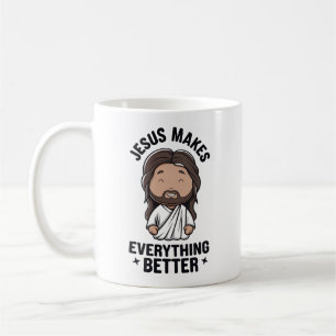 Jesus gör allt bättre Mugg
