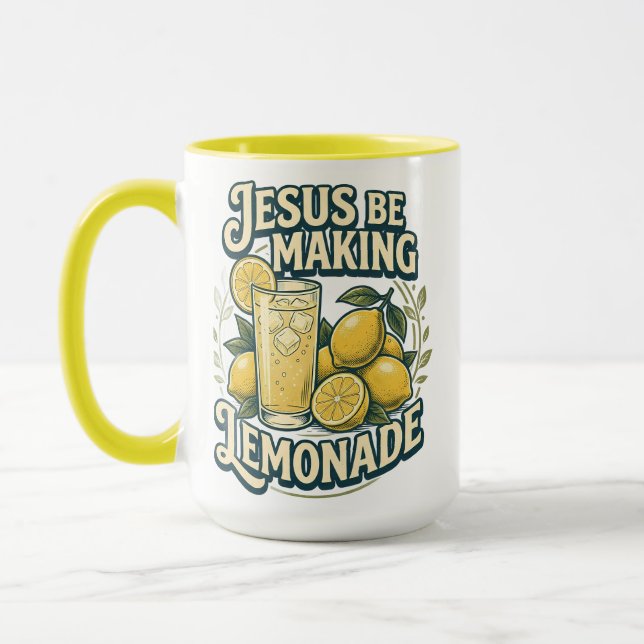 Jesus gör lemonad mugg (Vänster)