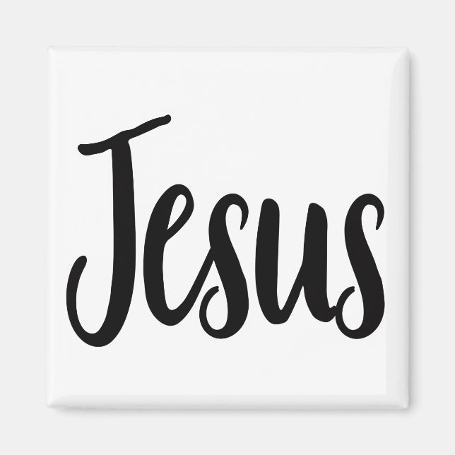 Jesus Gospel Graphics Aesthetic Christian Quotes Magnet (Framsidan)