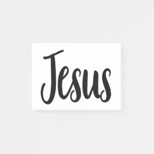 Jesus Gospel Graphics Aestthetic Christian Quotes Post-it Block