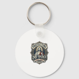 Jesus Gränser Självrespect T-Shirt Tro Baserad Des Nyckelring