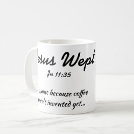 Jesus grät kaffemuggen kaffemugg