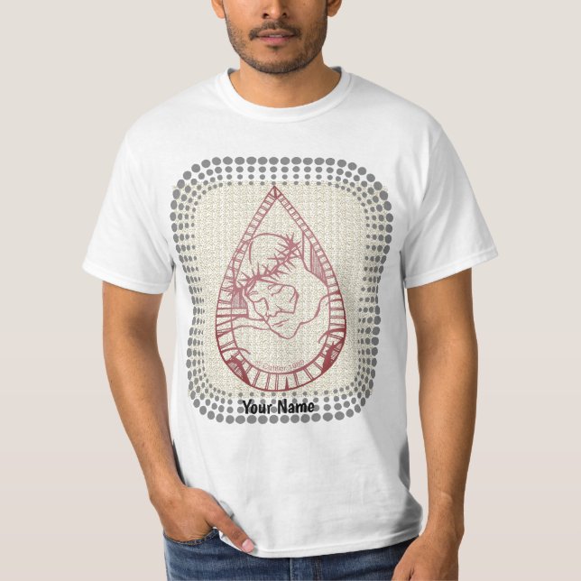 Jesus Grät  T Shirt (Framsida)