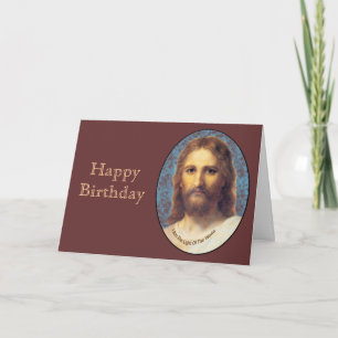 Jesus grattis på födelsedagenkort kort