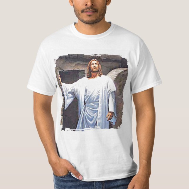 Jesus Grunge 4 TShirt T Shirt (Framsida)
