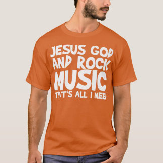 Jesus Gud och Rock musik... Jag behöver premium T Shirt