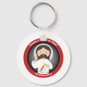 Jesus gudomliga Mercy Nyckelring