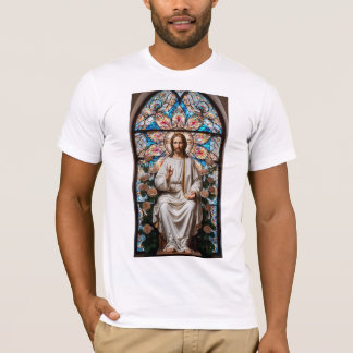 Jesus gudomliga Porträtt - Idrott kristet T Shirt