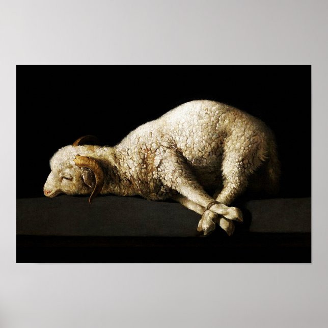 Jesus Guds Lamb - Agnus Dei Poster (Framsidan)