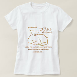 Jesus, Guds lamm - Anpassad T-Shirt