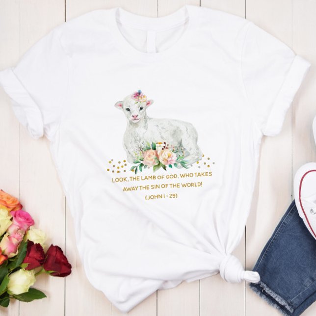 Jesus, Guds lamm - Anpassad T-Shirt (Skapare uppladdad)