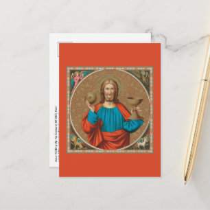 Jesus håller upp Eukaristin (SNV 050) Vykort