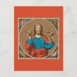 Jesus håller upp Eukaristin (SNV 050) Vykort