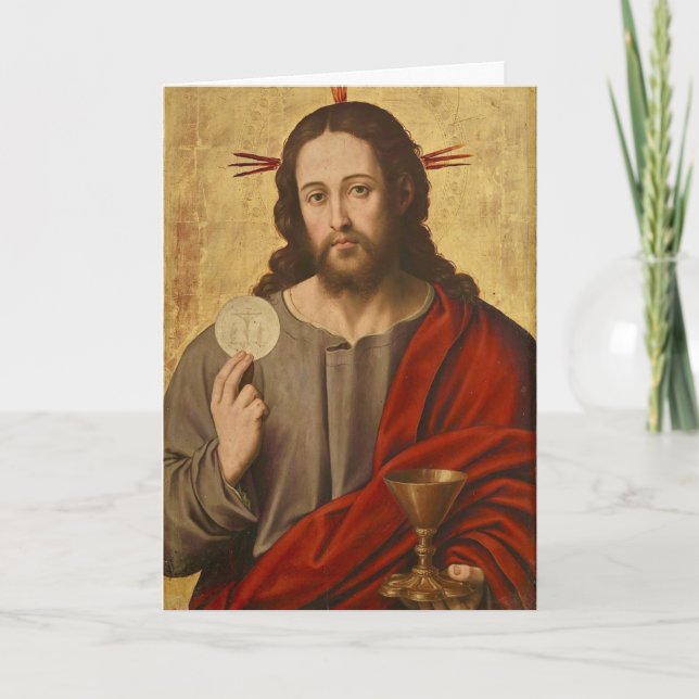 Jesus hälsningskort kort (Framsida)