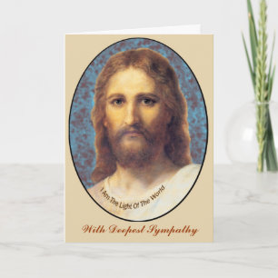 Jesus hälsningskort - sympati kort