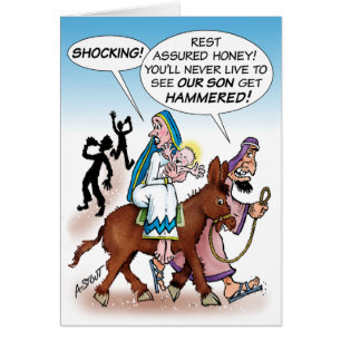 Jesus "Hammered" Hälsningskort