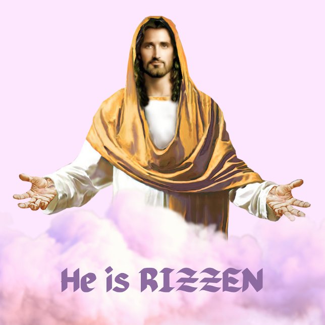 Jesus "Han är Rizzen" T-Shirt (Skapare uppladdad)