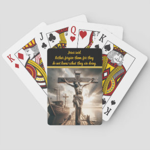 Jesus hänger över Vatten scen i Lugn Casinokort