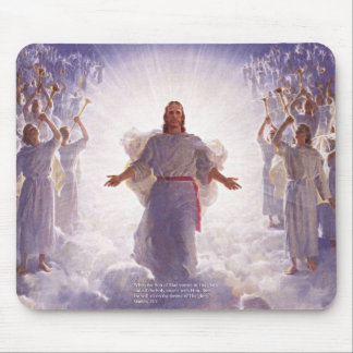 Jesus & hans Mousepad för änglar 1 alternativ Musmatta