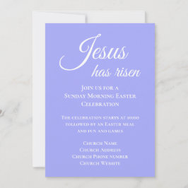 Jesus har återfått den kristna Påsk kyrkomåltiden Inbjudningar