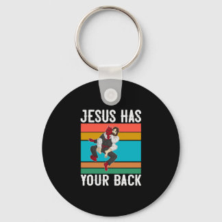 Jesus har din brasilianska Jiu Jitsu Gift Chris Nyckelring