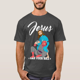 Jesus har din Tillbaka Jiu Jitsu Bjj Mma Long T Shirt