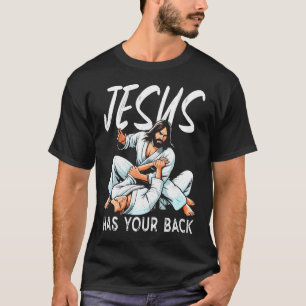 Jesus har er bjj Jiu Jitsu Christian Religi T Shirt