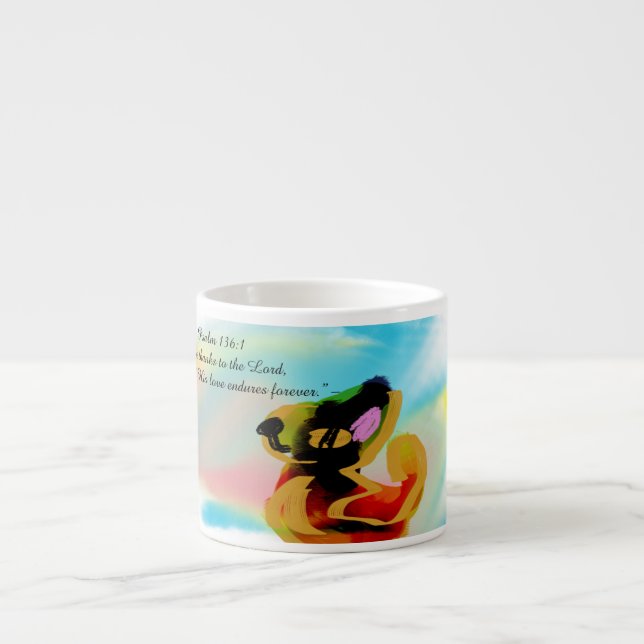jesus här espressomugg (Framsidan)