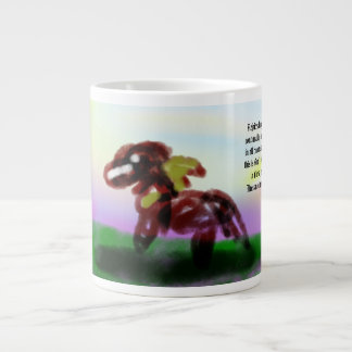 jesus här helig jumbo mugg