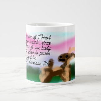 jesus här jumbo mugg