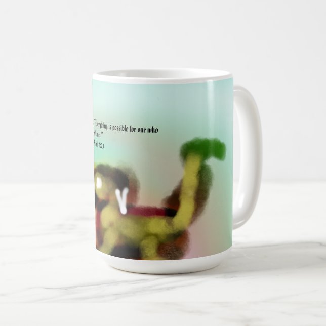 jesus här  kaffemugg (Framsida höger)