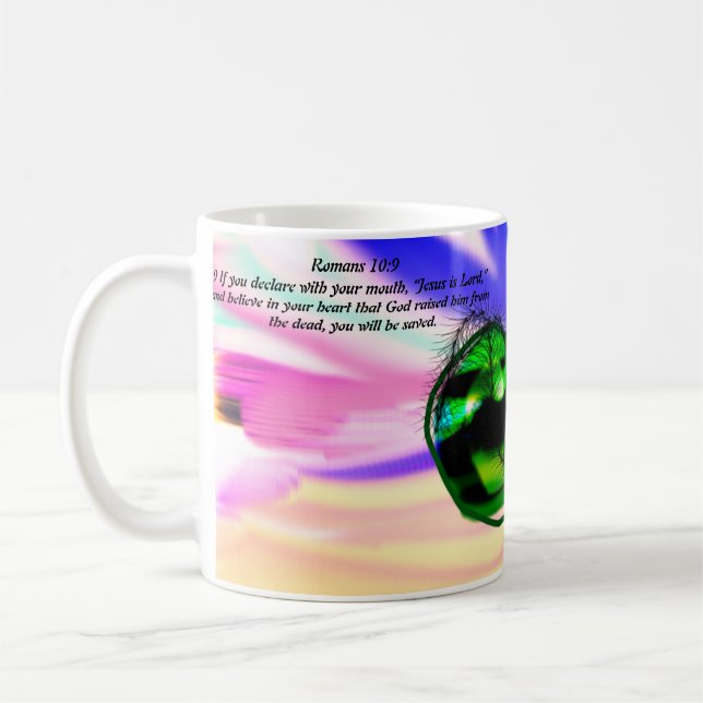 Jesus här kaffemugg (Vänster)