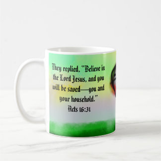 Jesus här kaffemugg
