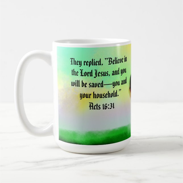 Jesus här  kaffemugg (Vänster)