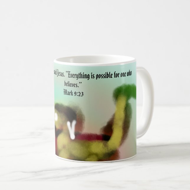 jesus här  kaffemugg (Framsida höger)