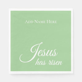 Jesus har kommit till Anpassningsbarnas Grönt Chri Pappersservett