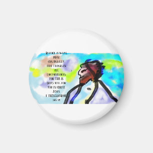 jesus här magnet