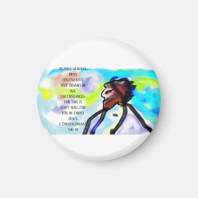 jesus här magnet (Framsidan)